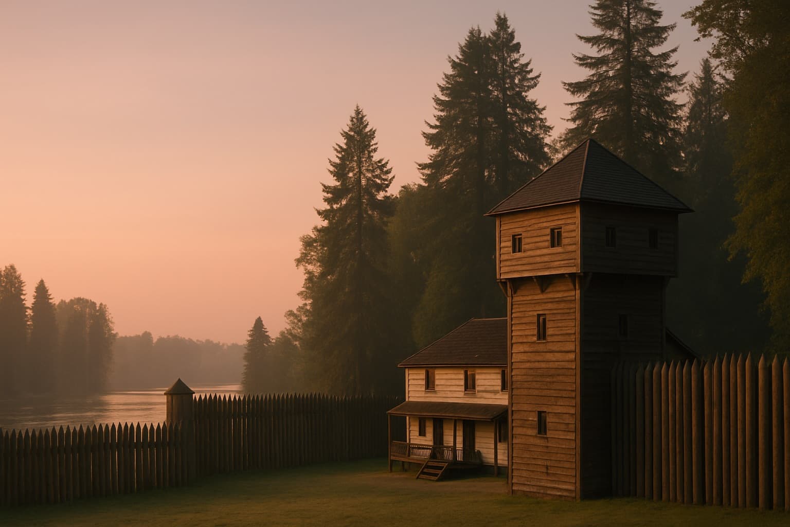 Fort Langley village, Langley