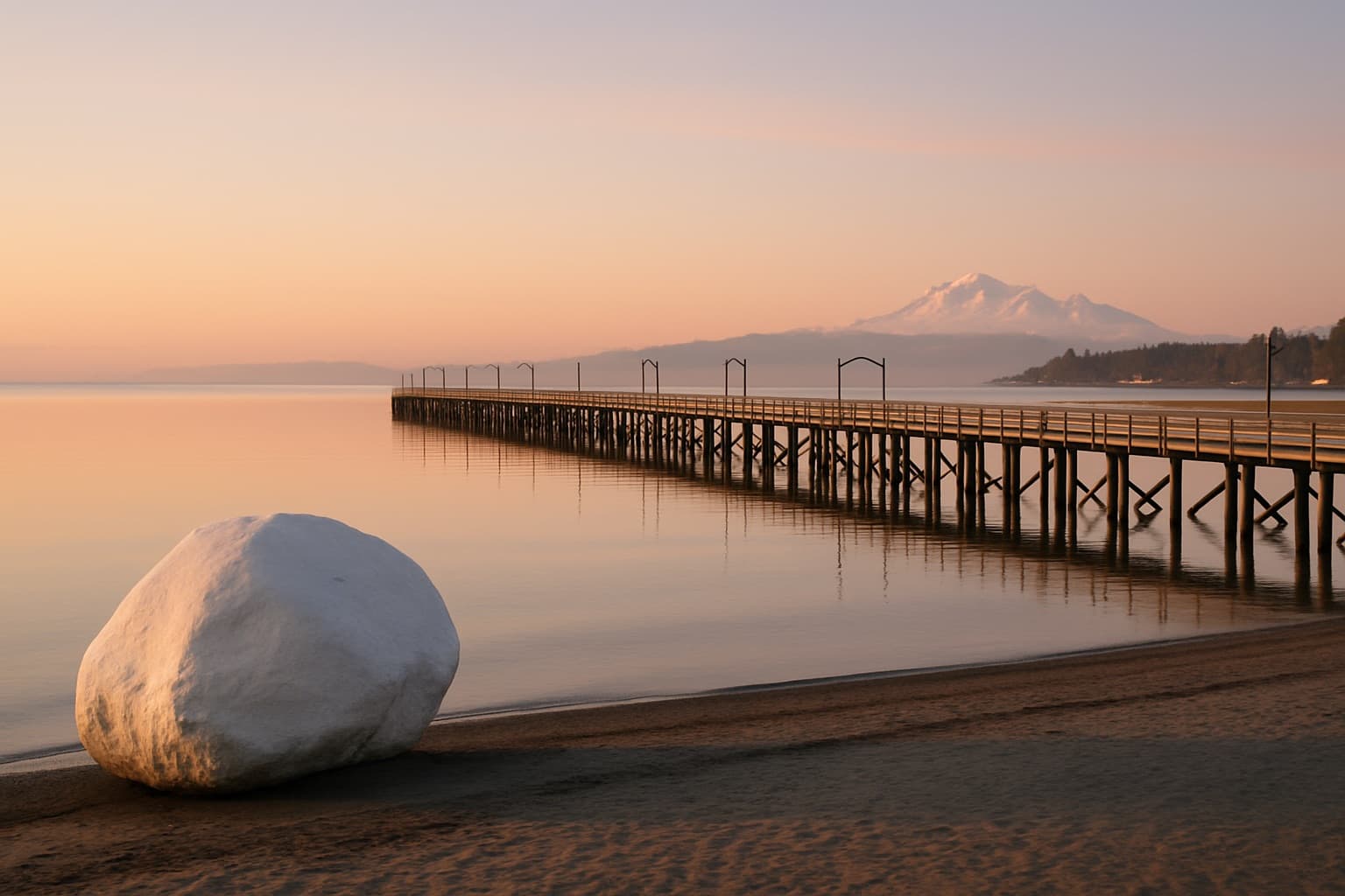 White Rock pier and beach, White Rock