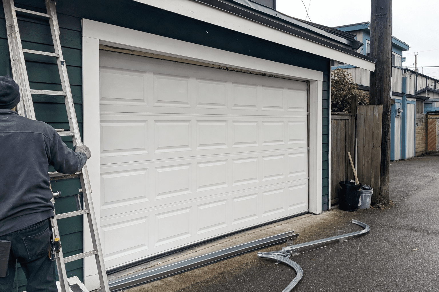 Repair or replace: is your old Vancouver lane garage door worth fixing?